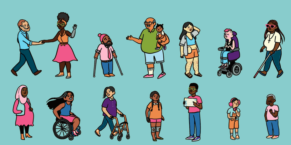 Background for the 'Book Talk with Author Emily Ladau' link block