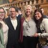 Mary Kay Cunningham stands next to Governor Shapiro and two others