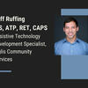 Headshot of Jeff Ruffing, MS, ATP, RET, CAPS, Assistive Technology Development Specialist, Inglis Community Services